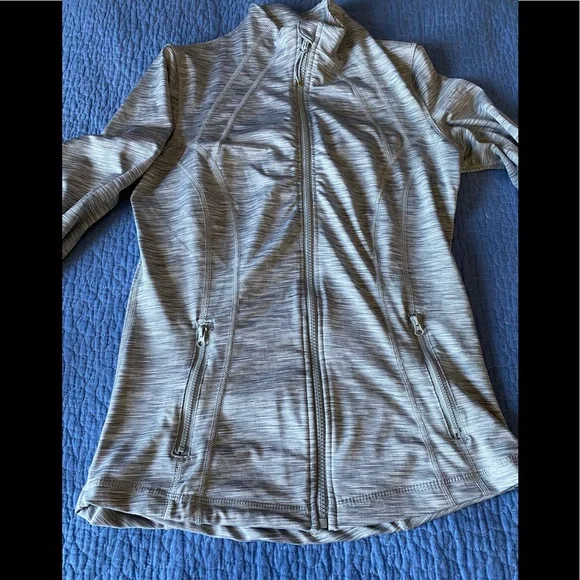 90Degrees By Reflex Gray Zip Up Size S - Picture 1 of 3
